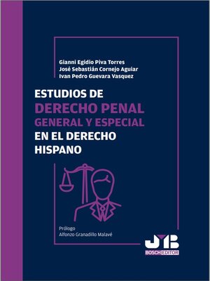 cover image of Estudios de Derecho penal general y especial en el Derecho hispano